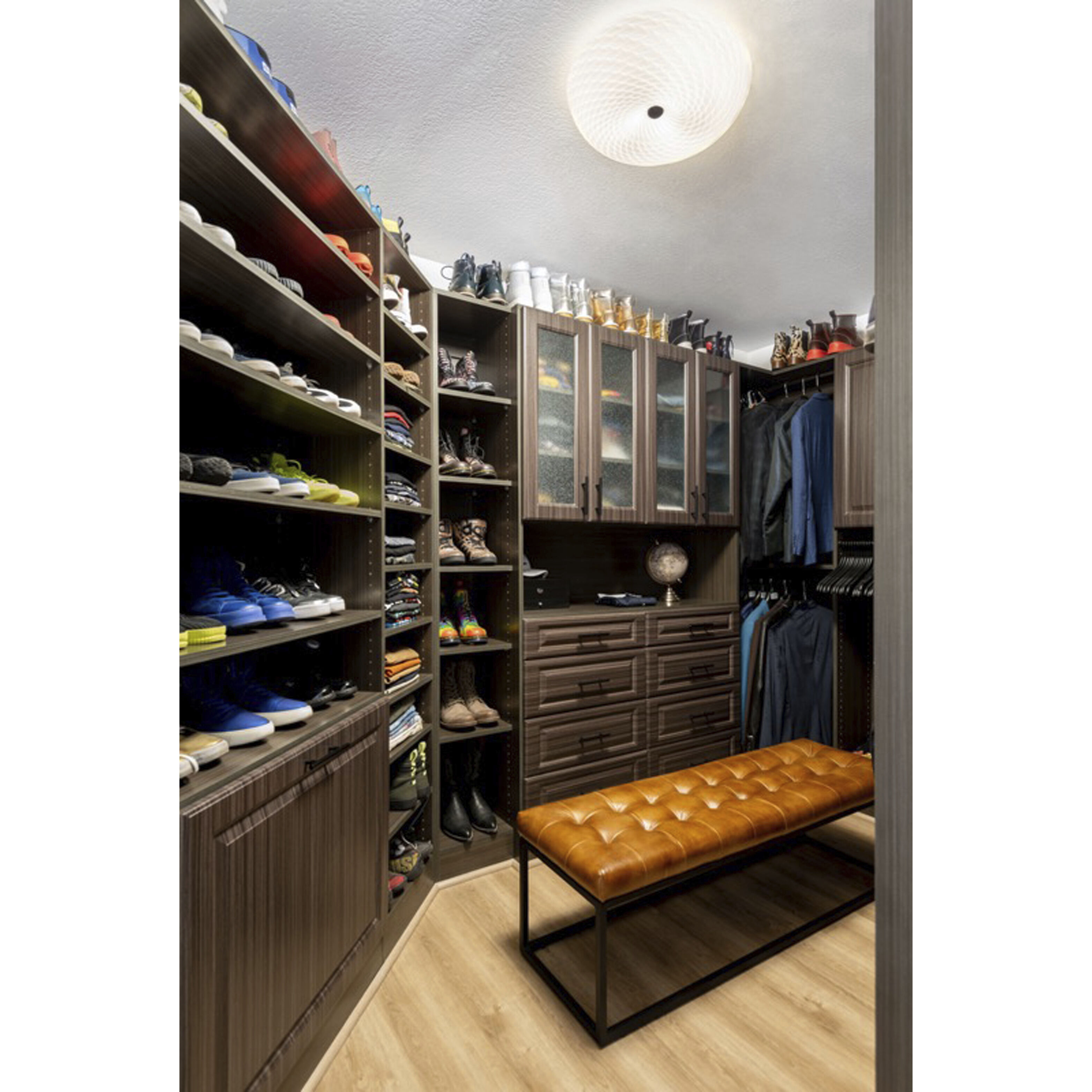 Swirled 3 Light 18 inch Chrome Flush Mount Ceiling Light