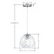 Milo 1 Light 8 inch Brushed Nickel Mini Pendant Ceiling Light