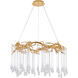 Canada 12 Light 32 inch Gold Chandelier Ceiling Light