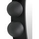 Cooper 33 X 33 inch Matte Black Mirror