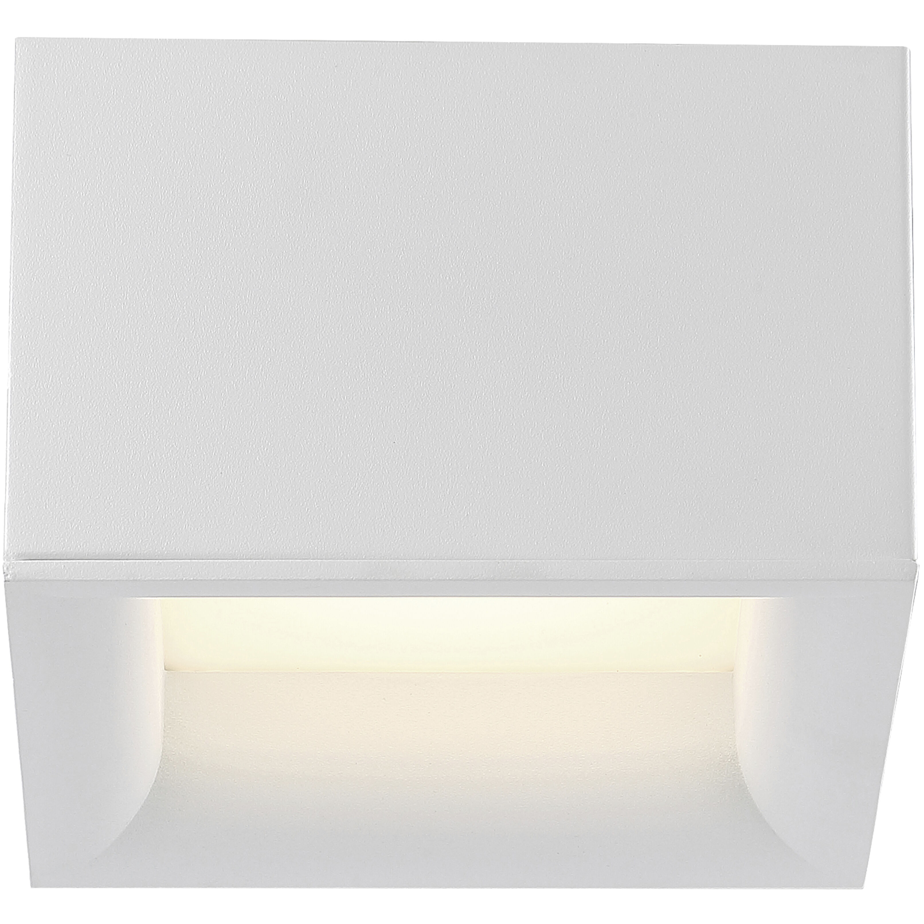 Bloc LED 7 inch White Flush Mount Ceiling Light