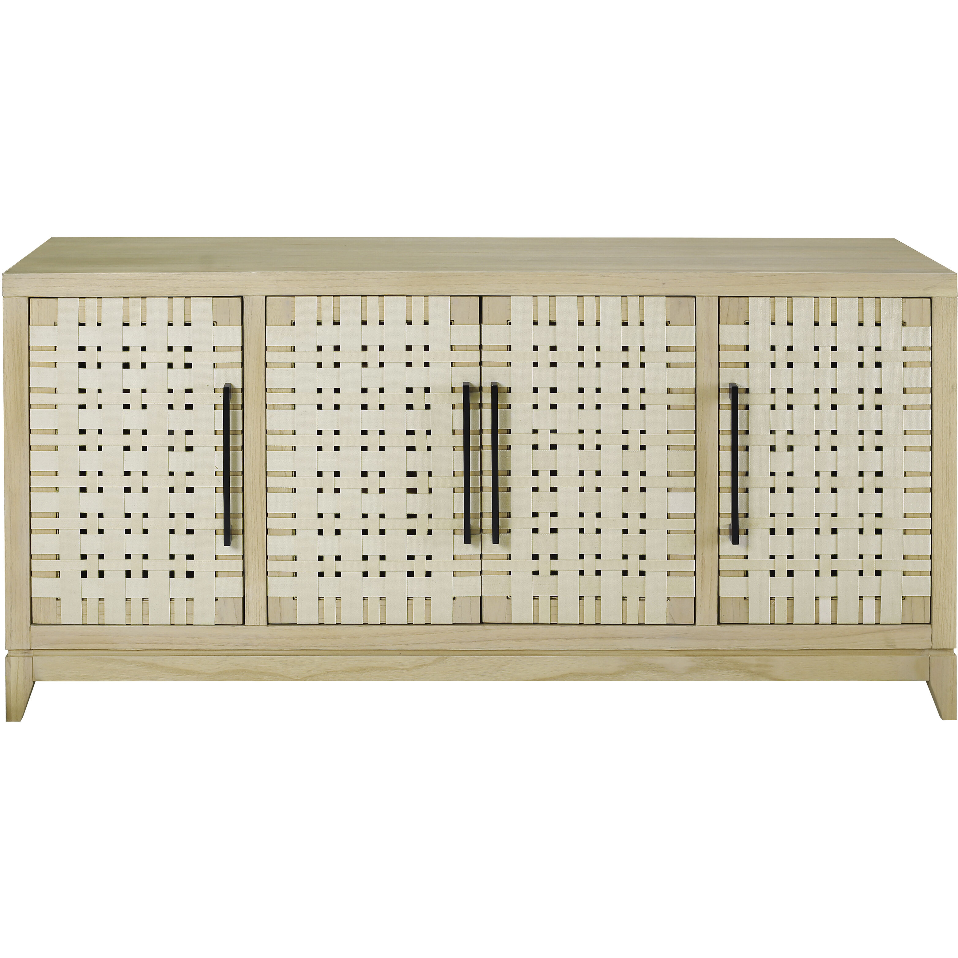 Sunset Harbor Sandy Cove with Beige and Black Credenza
