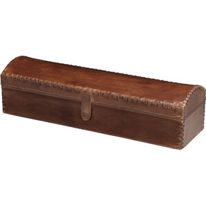 Chester 16 X 5 inch Tobacco Leather Box
