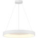 Conc LED 24 inch Matte White Pendant Ceiling Light