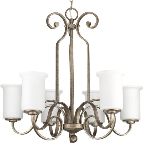 Stroll 6 Light 27 inch Pebbles Chandelier Ceiling Light