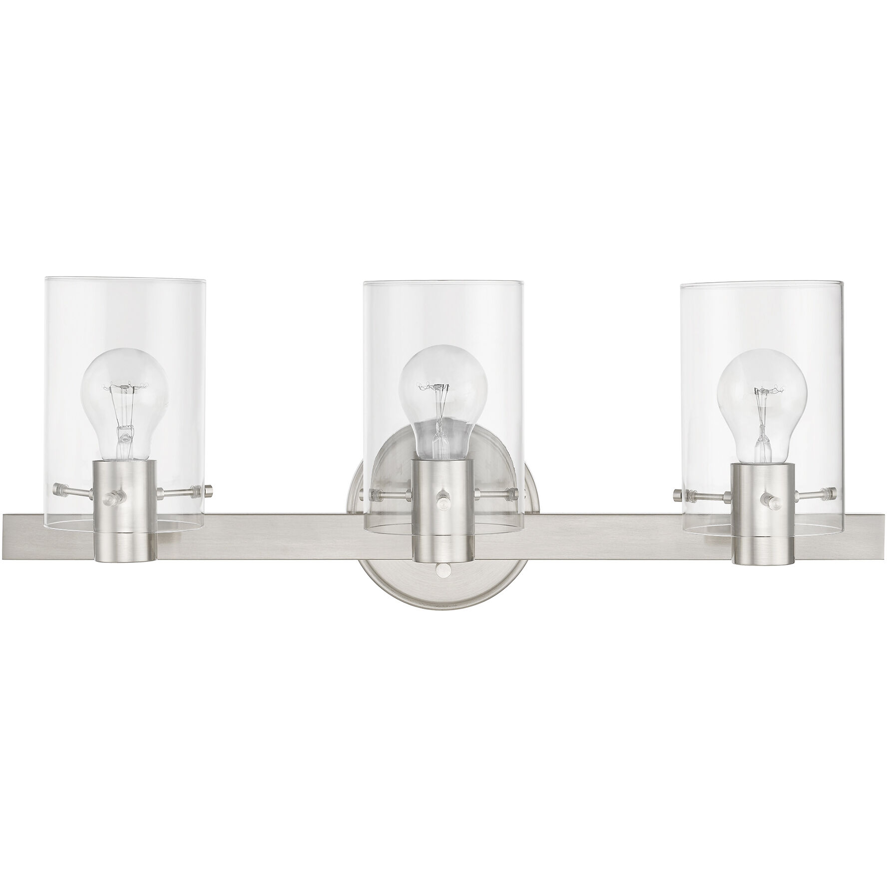 Munich 3 Light 23 inch Brushed Nickel Vanity Sconce Wall Light
