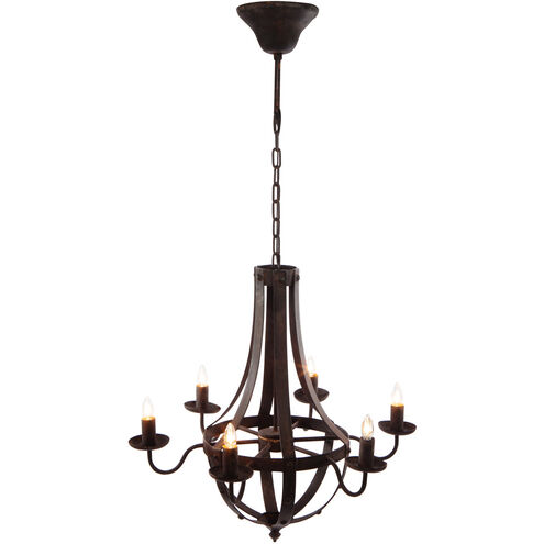 Signature 25 inch Antique Black Chandelier Ceiling Light