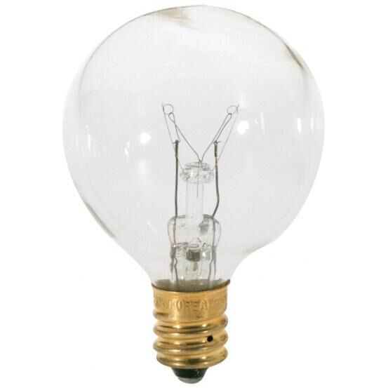 Lumos Incandescent G12 1/2 Candelabra E12 15 watt 120V 2700K Light Bulb