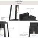 Hedry 1 Light 10 inch Matte Black Outdoor Wall Lantern