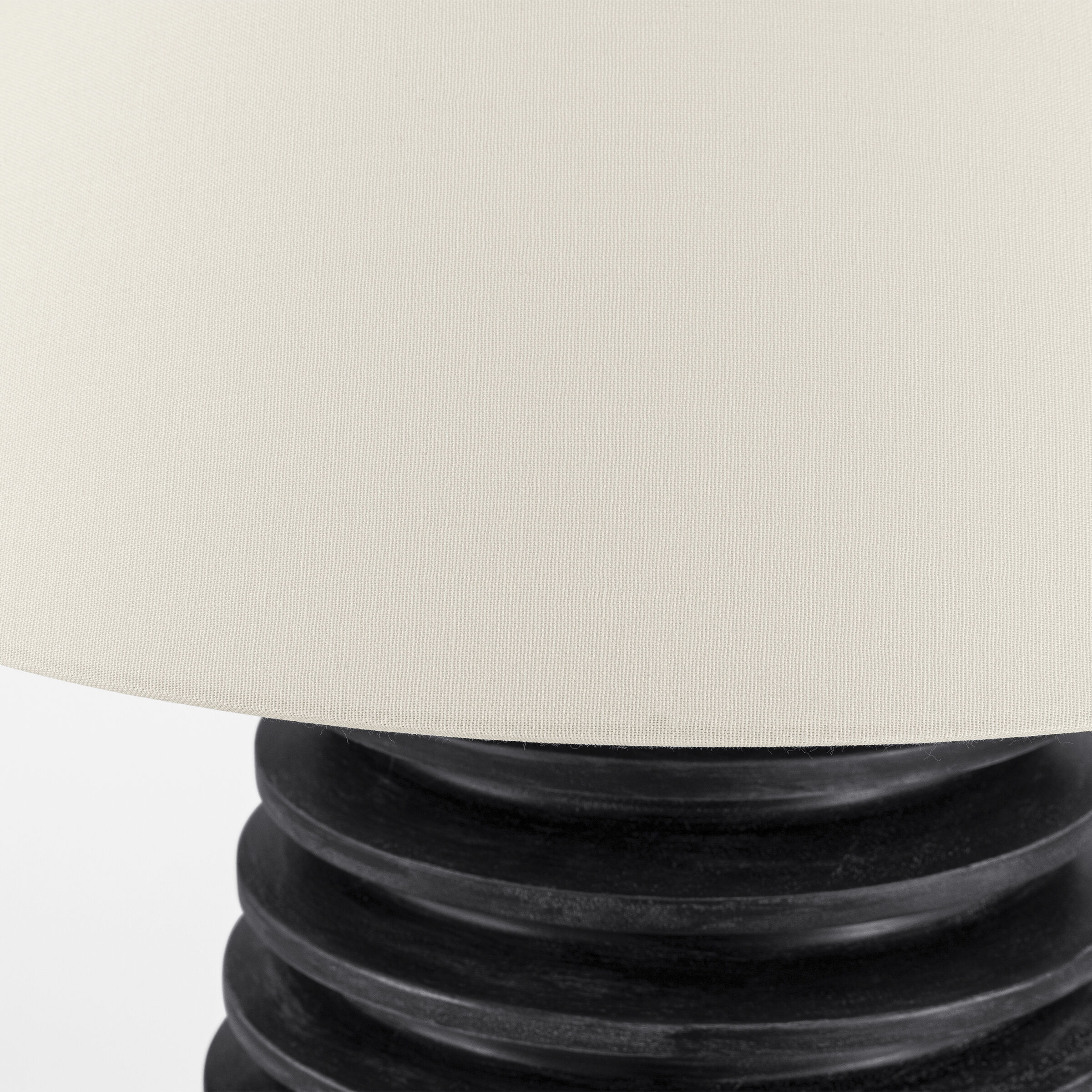 Kelly Wearstler Crenelle 27.5 inch 15.00 watt Ebonized Birch Stacked Table Lamp Portable Light