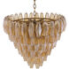 Benini 17 Light 25.59 inch Antique Brass Chandelier Ceiling Light, Small