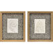 Motif I Black and Beige and Brown and Neutral Framed Art