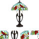 Tiffany 22 inch 60.00 watt Black Table Lamp Portable Light