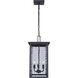 Shana 3 Light 11 inch Black Outdoor Pendant Light