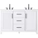 Alina 54 X 34 inch White Bathroom Vanity Cabinet