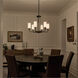 Homestead Vetivene 6 Light 29 inch Textured Black Chandelier Ceiling Light, Vetivene