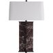 Lyon 30 inch 150 watt Rosso Levanto and Dark Bronze Table Lamp Portable Light