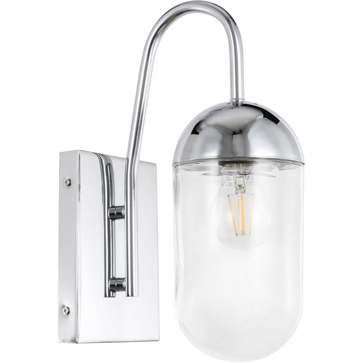 Kace 1 Light 4.8 inch Chrome Wall sconce Wall Light