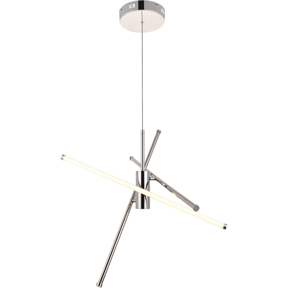 Sonya 3 Light 29 inch Polished Nickel Pendant Ceiling Light