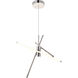 Sonya 3 Light 29 inch Polished Nickel Pendant Ceiling Light