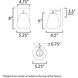 Geode 1 Light 5.25 inch Satin Nickel Wall Sconce Wall Light
