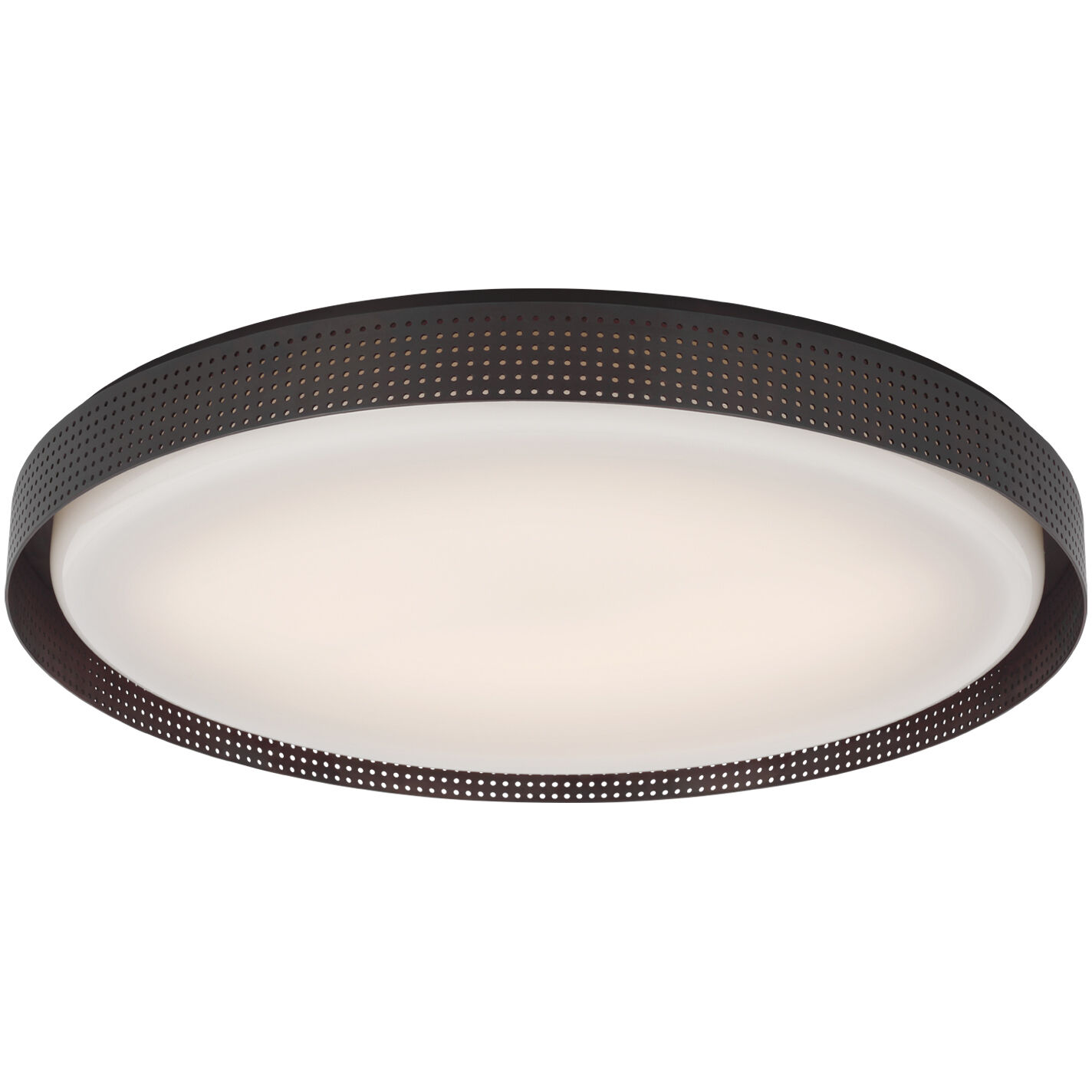 Kelly Wearstler Precision LED 24 inch Bronze Round Flush Mount Ceiling Light