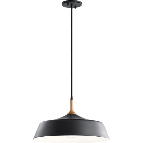 Danika 1 Light 16 inch Black Pendant Ceiling Light
