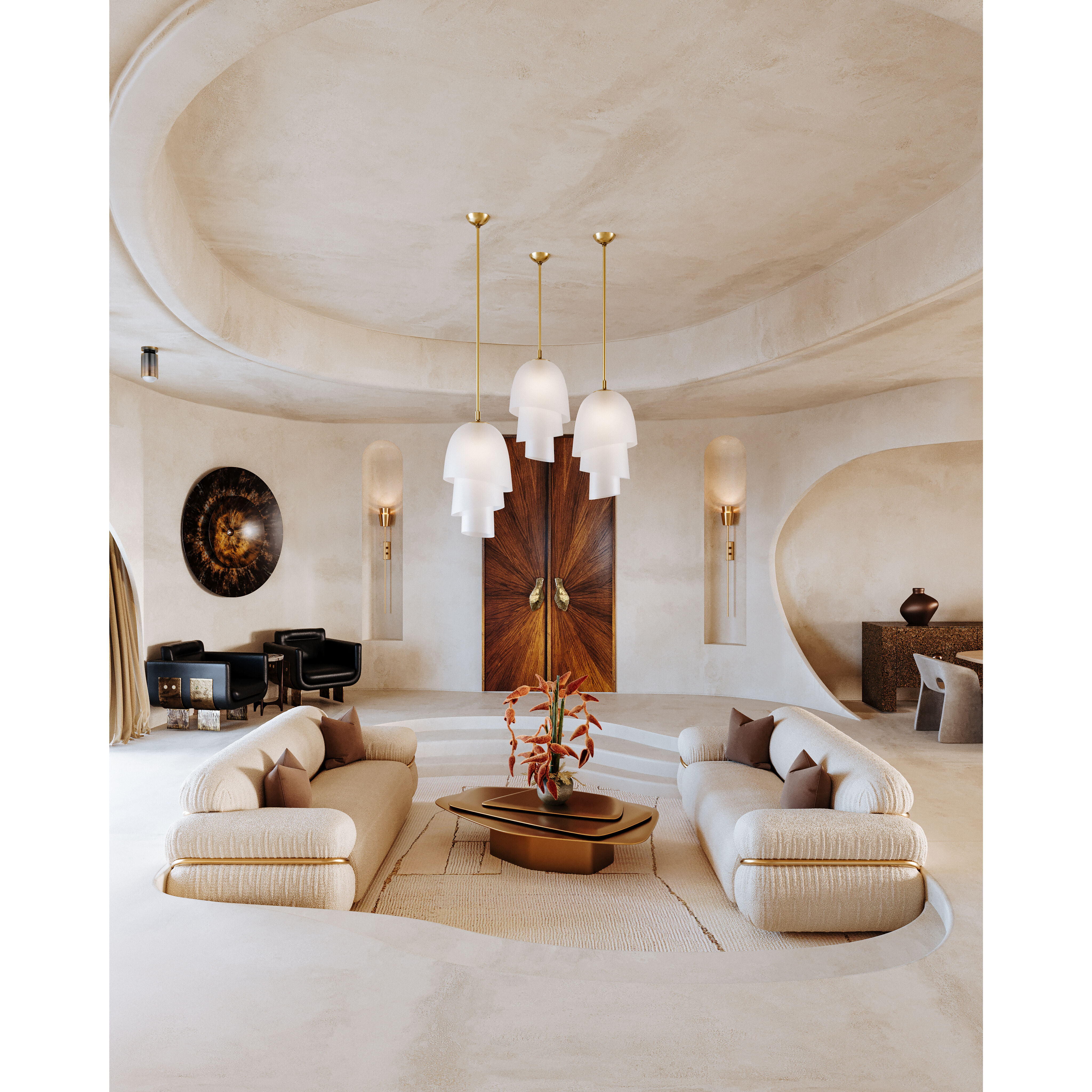 Hela 1 Light 18 inch Vintage Brass Pendant Ceiling Light