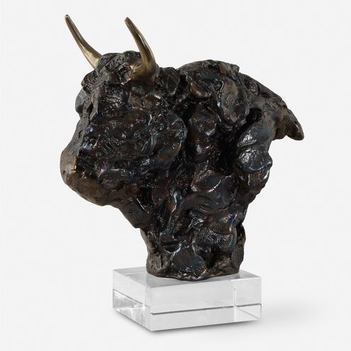 Bison 13.25 X 11 inch Sculpture