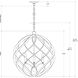 Roussel 4 Light 24 inch Contemporary Silver Leaf Orb Chandelier Ceiling Light
