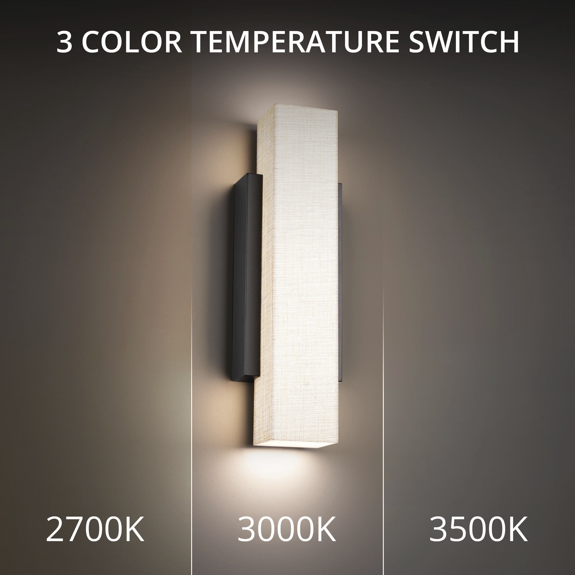 Volga Wall Sconce Wall Light in 3000K, dweLED