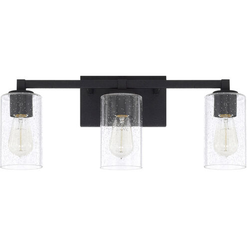 Ravenwood 3 Light 23 inch Black Iron Vanity Light Wall Light