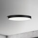 Trim LED 9 inch Black Flush Mount Ceiling Light