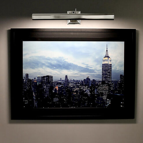 Hemmingway 16.90 watt 24 inch Polished Nickel Picture Light Wall Light, dweLED