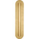 Kelly by Kelly Wearstler Fielle 1 Light 3.9 inch Natural Brass ADA Wall Sconce Wall Light
