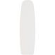 Charlotte Matte Snow White 6.4 inch each Fan Blades