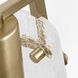 Drew & Jonathan Crofton 3 Light 24 inch Satin Brass Vanity Light Wall Light in Clear Crackle Glass