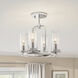 Hudson Heights 4 Light 14 inch Polished Nickel Pendant Convertible Ceiling Light