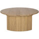 Penny 39 X 39 inch Natural Coffee Table, Large
