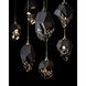 Chrysalis 10 Light 10.1 inch Sterling Pendant Ceiling Light in Black Crystal