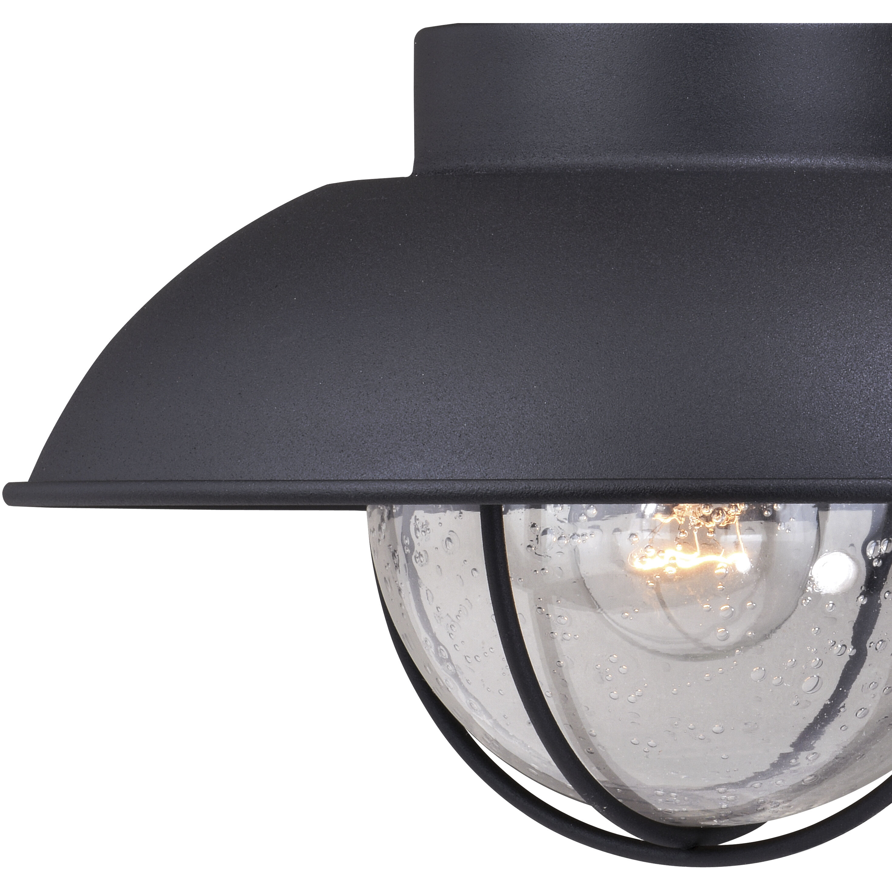 Harwich Textured Black Outdoor Motion Sensor