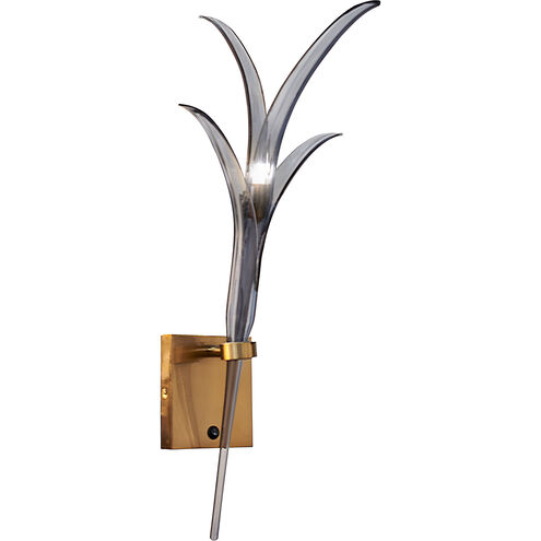 Featherly 1 Light 12.5 inch Light Gold Wall Sconce Wall Light