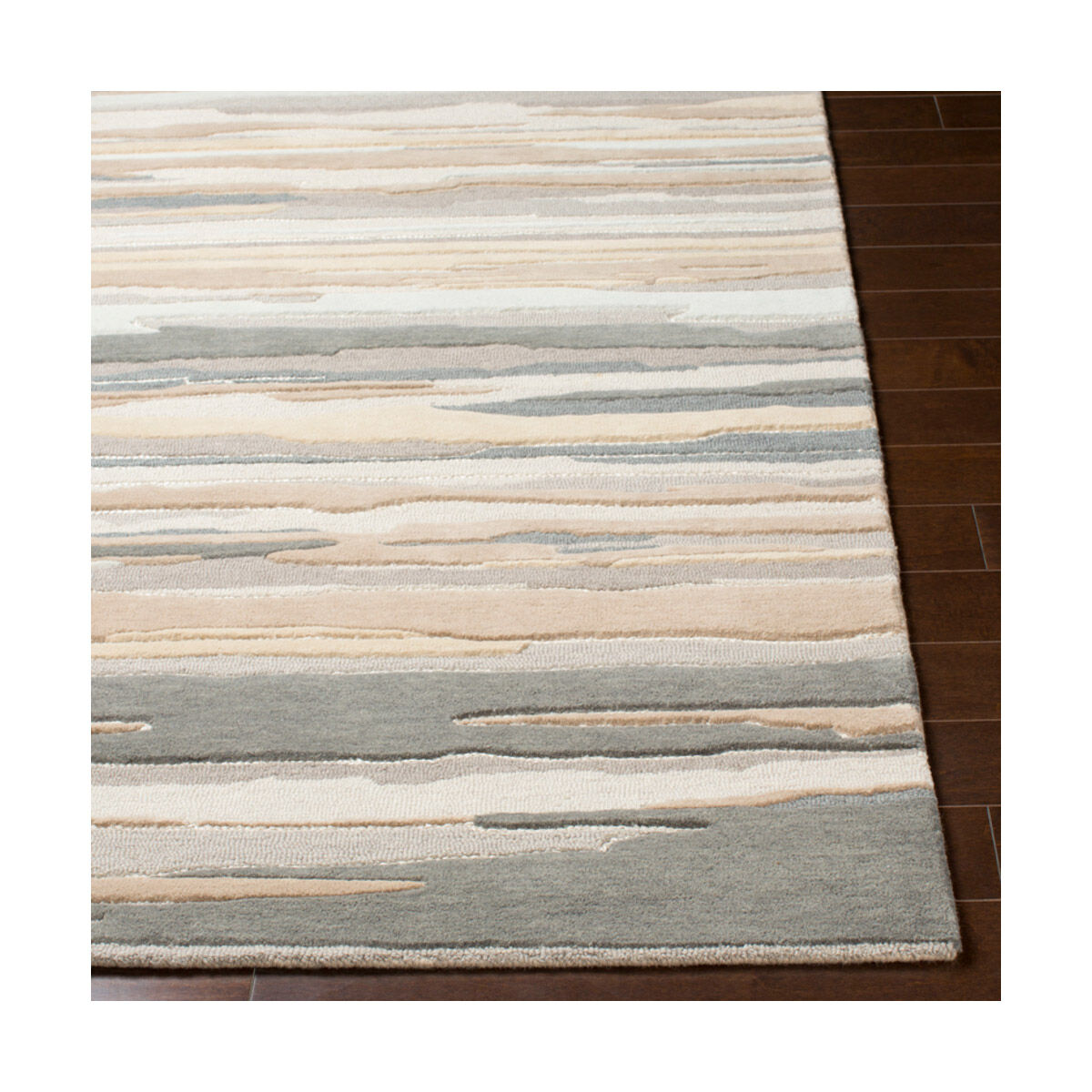 Vernier 120 X 96 inch Beige/Taupe/Medium Gray/Tan/Khaki Rugs, Rectangle
