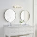 Center Stage 4 Light 24 inch Chrome Bath Vanity Wall Sconce Wall Light