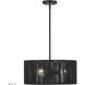 Acordia 3 Light 18 inch Black Pendant Chandelier Ceiling Light