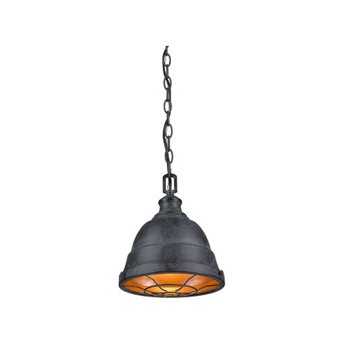 Bartlett 1 Light 9 inch Black Patina Mini Pendant Ceiling Light, Small