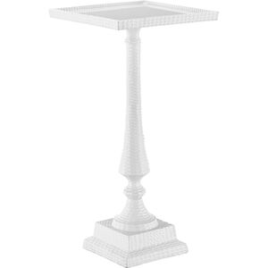 Jena 22.75 X 11 inch White/Clear Accent Table