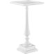 Jena 22.75 X 11 inch White/Clear Accent Table