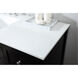 Theo 60 X 22 X 34 inch Black Vanity Sink Set