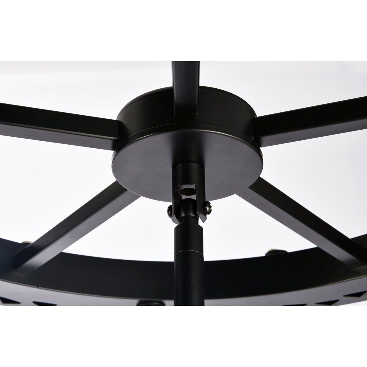 Serephina 46 Light 36 inch Black Chandelier Ceiling Light